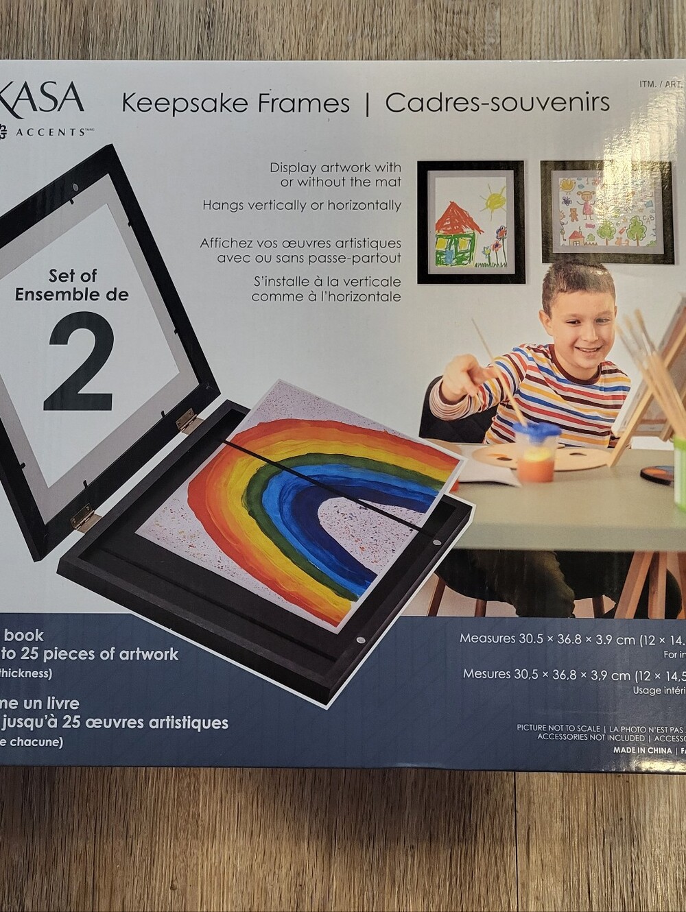 Keepsake Artwork Frames Set of 2 - Black